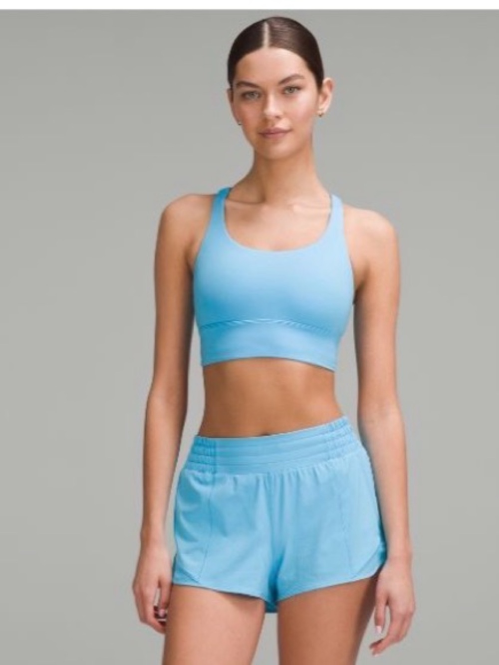 lululemon Energy Longline Bra
*Medium Support, B-D Cups in Kayak Blue Light